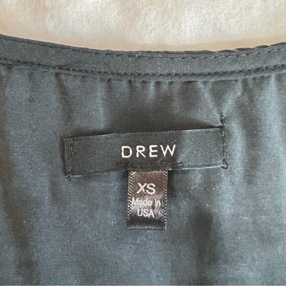 Anthro x Drew Tie Front Knotted Sleeveless Dress Black XS - Picture 4 of 12